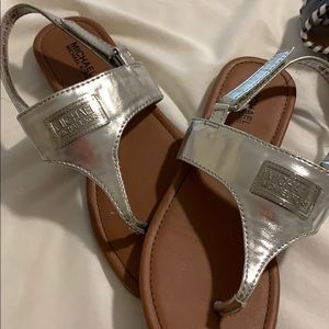 Girls lightly worn Michael Kors sandals size 2
